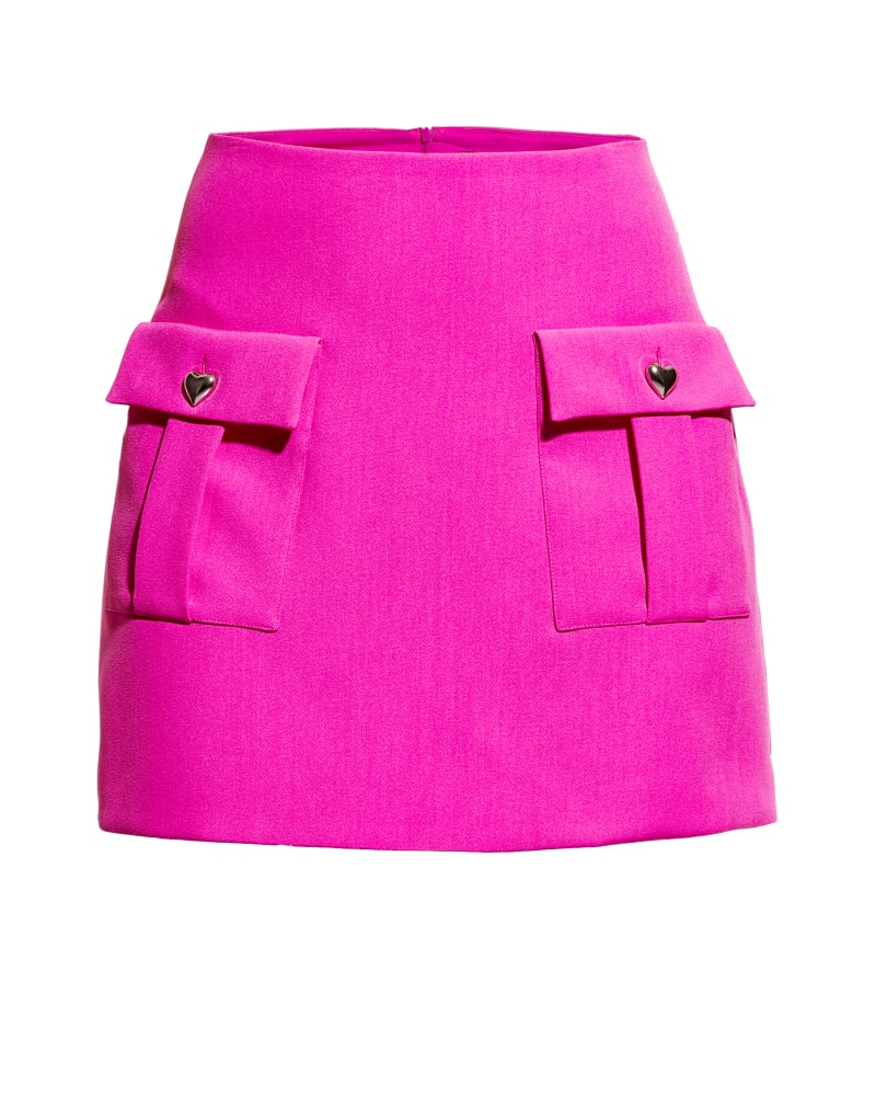 Front of a size XL Tasha Skirt in Magenta by AS by DF. | dia_product_style_image_id:328487